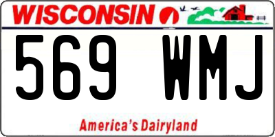 WI license plate 569WMJ