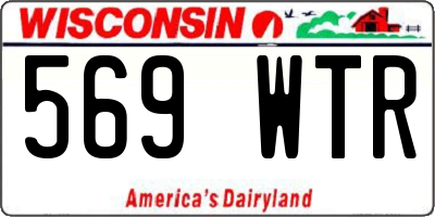 WI license plate 569WTR