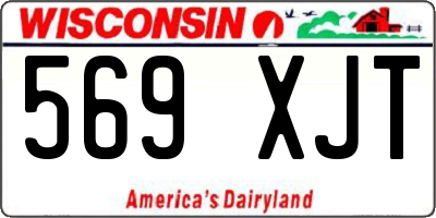 WI license plate 569XJT