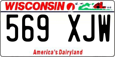 WI license plate 569XJW
