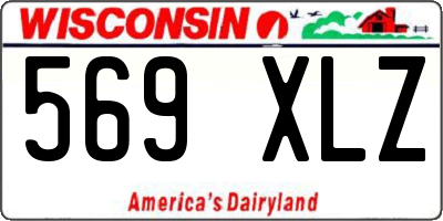WI license plate 569XLZ