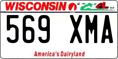 WI license plate 569XMA