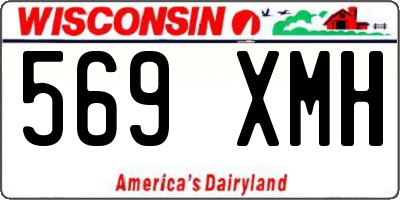 WI license plate 569XMH