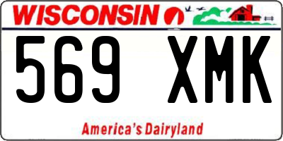 WI license plate 569XMK