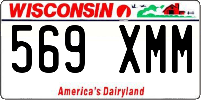 WI license plate 569XMM