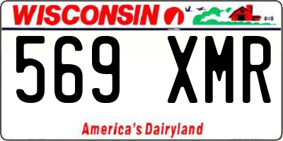 WI license plate 569XMR