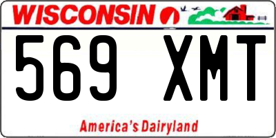 WI license plate 569XMT