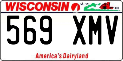 WI license plate 569XMV
