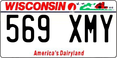 WI license plate 569XMY