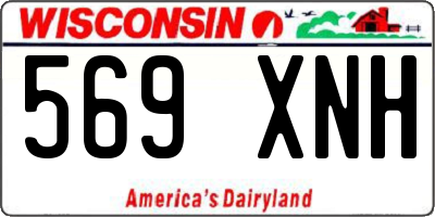 WI license plate 569XNH