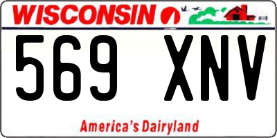 WI license plate 569XNV