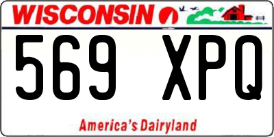 WI license plate 569XPQ