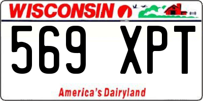 WI license plate 569XPT