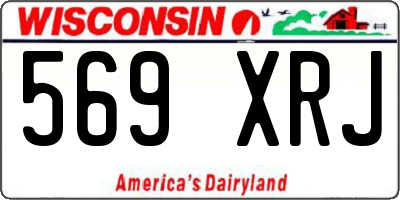 WI license plate 569XRJ