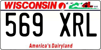 WI license plate 569XRL