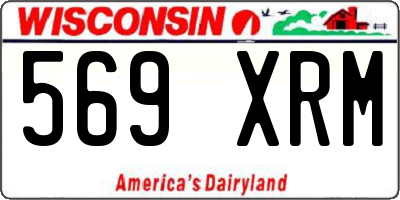 WI license plate 569XRM