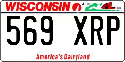 WI license plate 569XRP