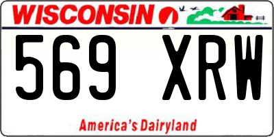 WI license plate 569XRW