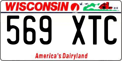 WI license plate 569XTC