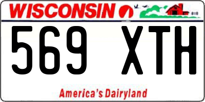 WI license plate 569XTH