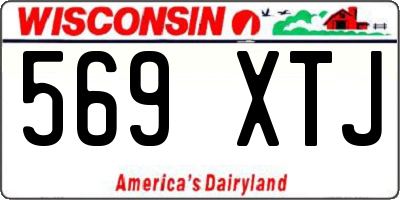 WI license plate 569XTJ