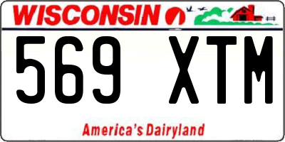 WI license plate 569XTM