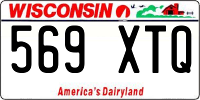 WI license plate 569XTQ