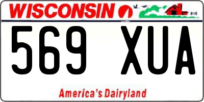 WI license plate 569XUA