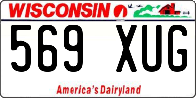 WI license plate 569XUG
