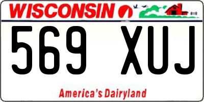 WI license plate 569XUJ