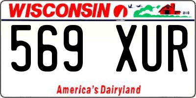 WI license plate 569XUR