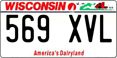 WI license plate 569XVL