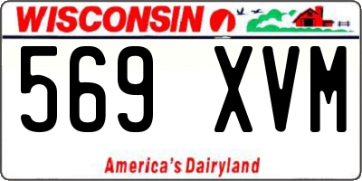 WI license plate 569XVM