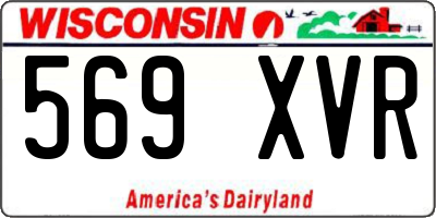 WI license plate 569XVR