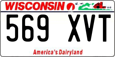 WI license plate 569XVT