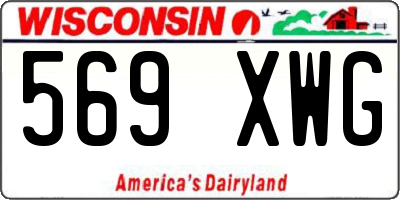 WI license plate 569XWG