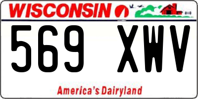 WI license plate 569XWV