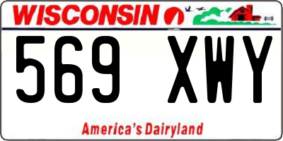 WI license plate 569XWY