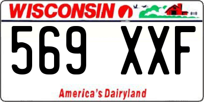 WI license plate 569XXF