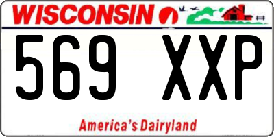 WI license plate 569XXP