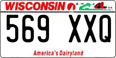 WI license plate 569XXQ