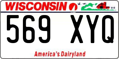 WI license plate 569XYQ