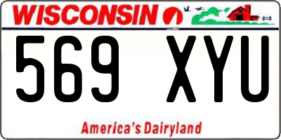 WI license plate 569XYU