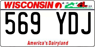 WI license plate 569YDJ