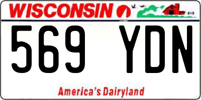 WI license plate 569YDN