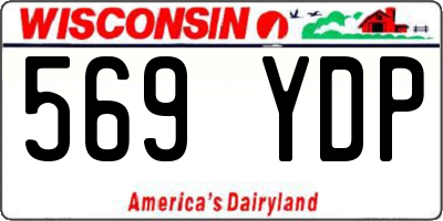 WI license plate 569YDP