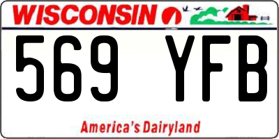WI license plate 569YFB