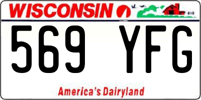 WI license plate 569YFG
