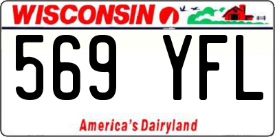 WI license plate 569YFL