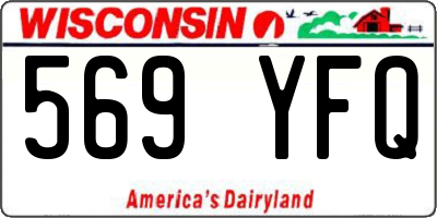 WI license plate 569YFQ